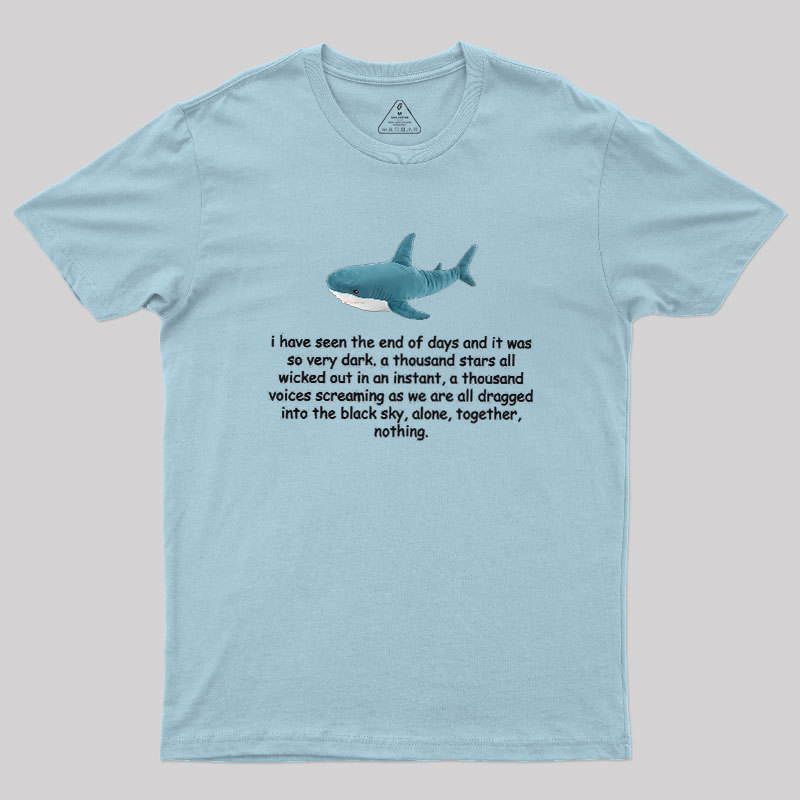 Shark Existentialism Geek T-Shirt