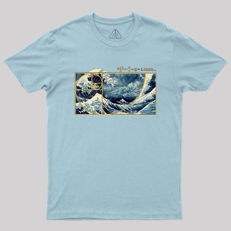 The Great Fibonacci Wave Science Geek T-Shirt