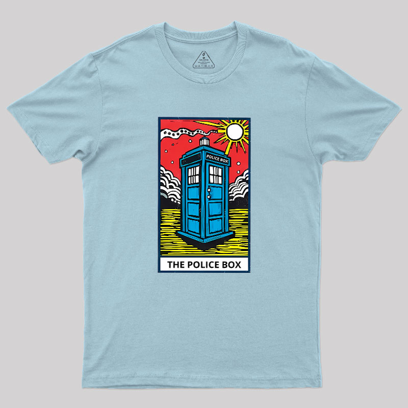 The Police Box-Tarot Card Geek T-Shirt