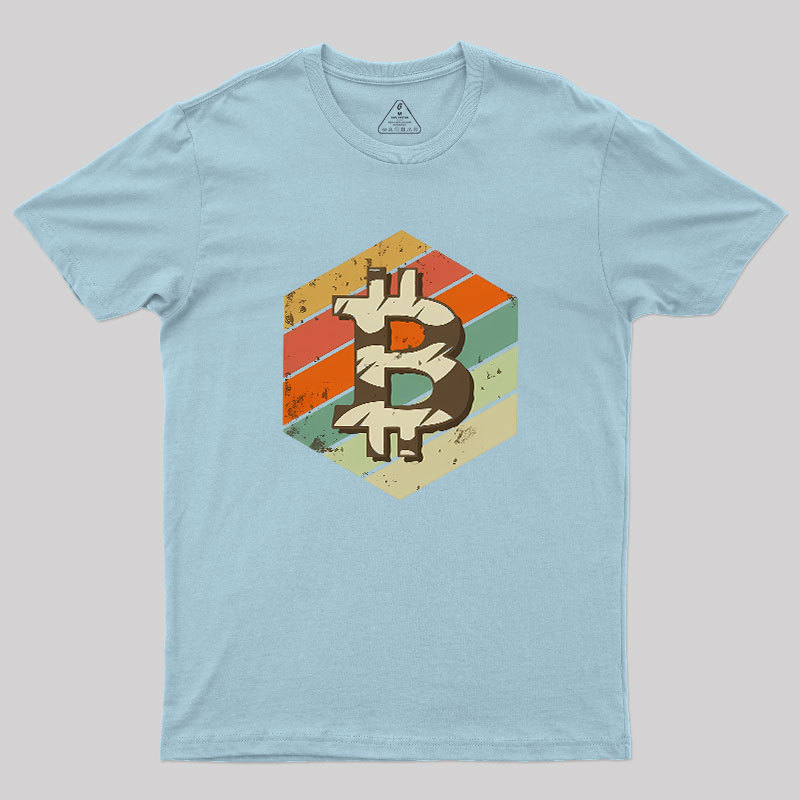 Retro Bitcoin Geek T-Shirt