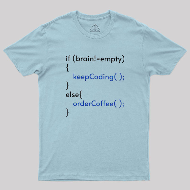 Keep Coding Geek T-Shirt