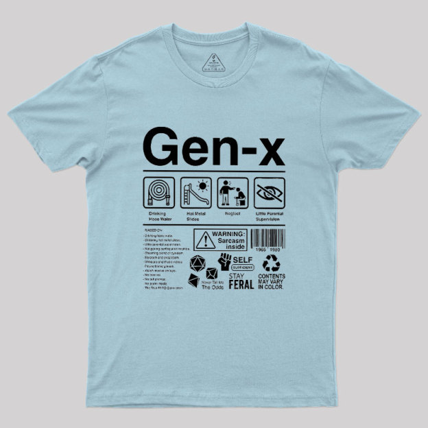 Gen X Label Geek T-Shirt