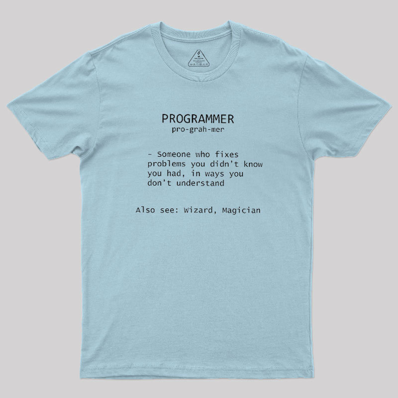 Programmer Definition Geek T-Shirt