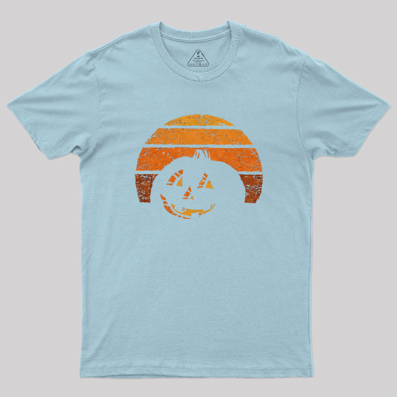 Pumpkin Silhouette Geek T-Shirt