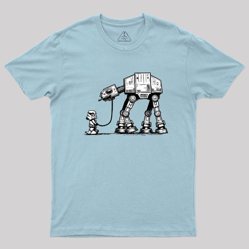 Empire Robot Dog-Star Battles Geek T-Shirt