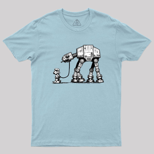 Empire Robot Dog-Star Battles Geek T-Shirt