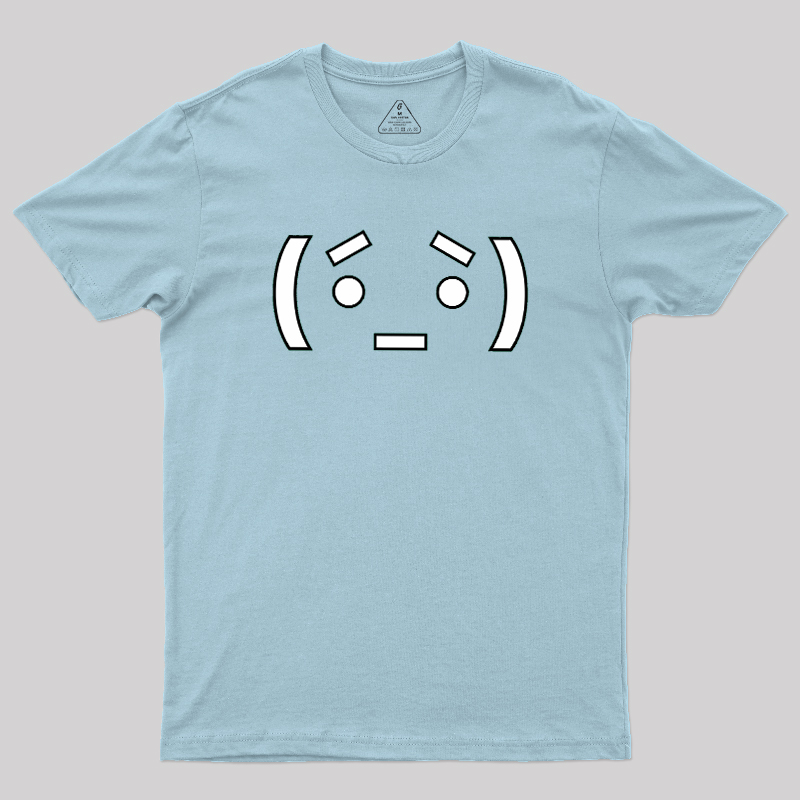 Nerdy Anime Emoticon Geek T-Shirt