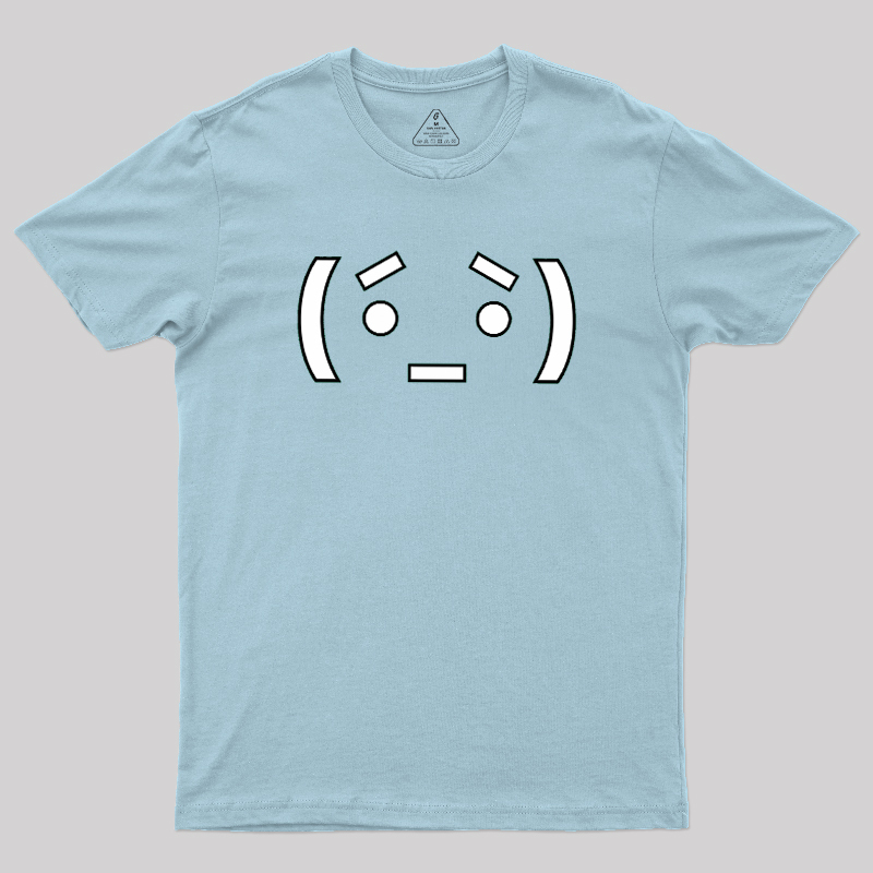Nerdy Anime Emoticon Geek T-Shirt