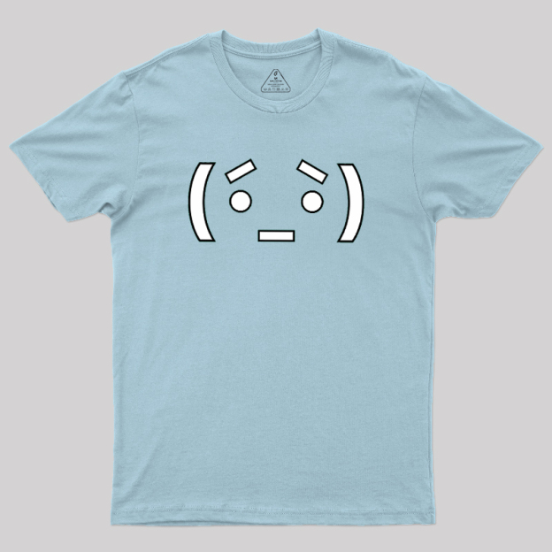 Nerdy Anime Emoticon Geek T-Shirt