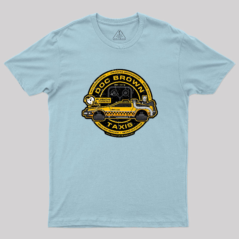 Doc Brown Taxis Geek T-Shirt