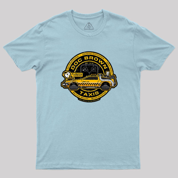 Doc Brown Taxis Geek T-Shirt