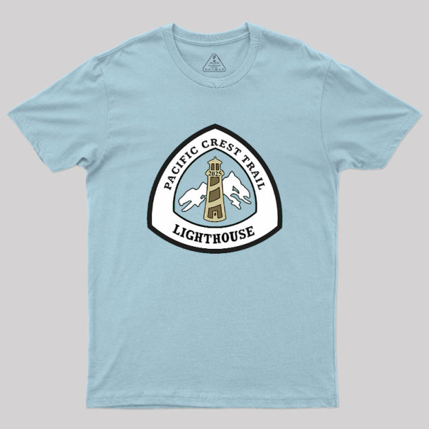 Lighthouse's 2025 PCT Trek Geek T-Shirt