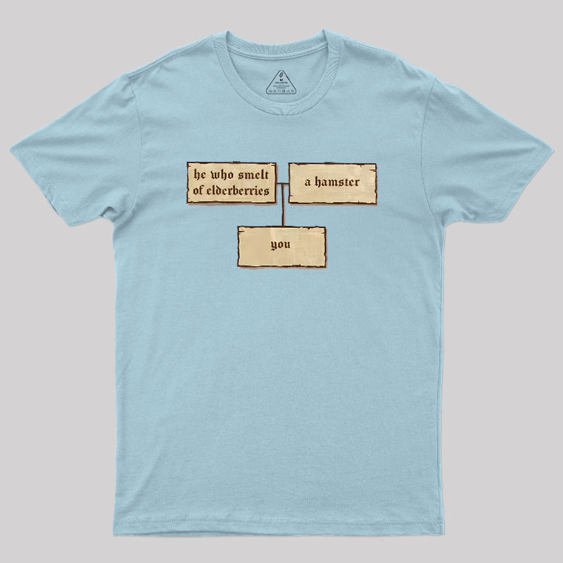 He Who Smelt of Elderberries Geek T-Shirt