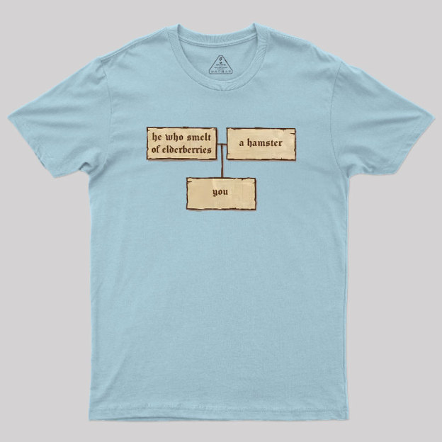 He Who Smelt of Elderberries Geek T-Shirt