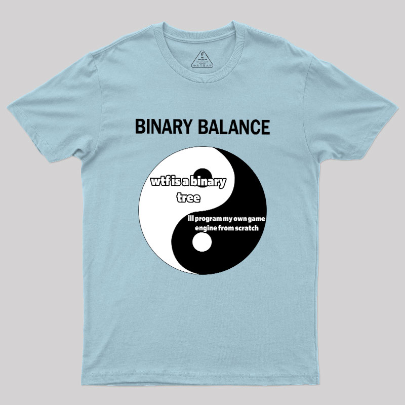 Binary Balance Geek T-Shirt