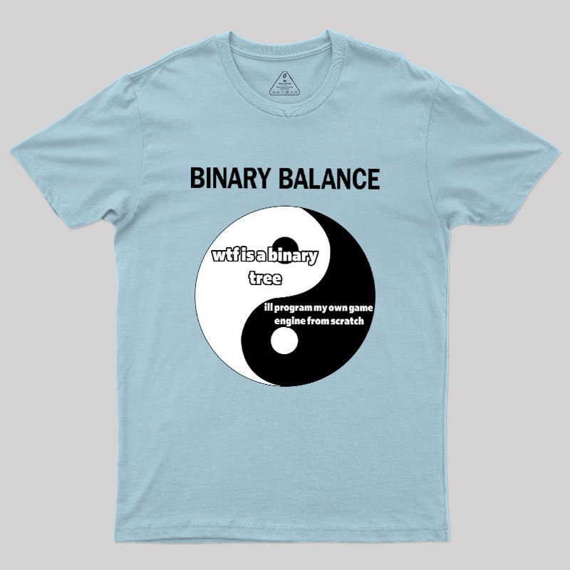 Binary Balance Geek T-Shirt