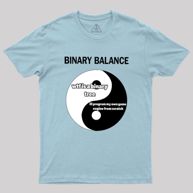 Binary Balance Geek T-Shirt