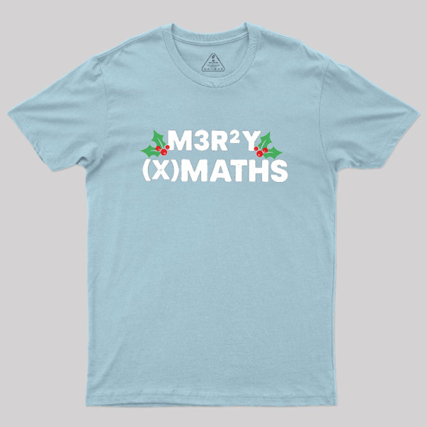 M3RRY (X)MATHS Geek T-Shirt