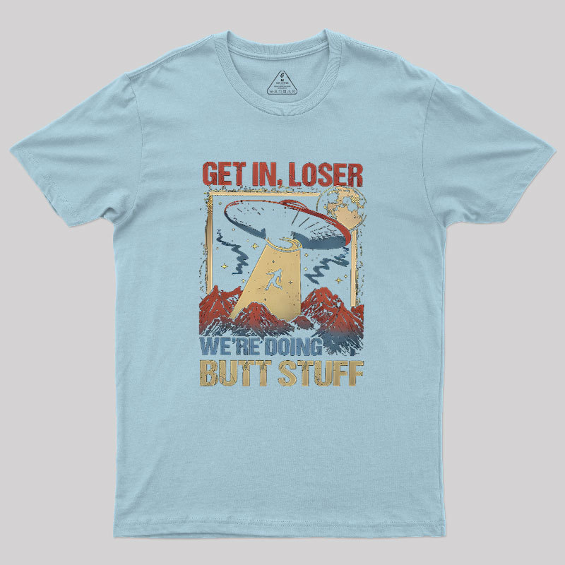Glow In The Dark Alien UFO Geek T-Shirt