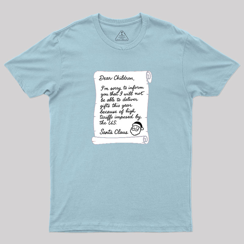 Christmas Letter Geek T-Shirt