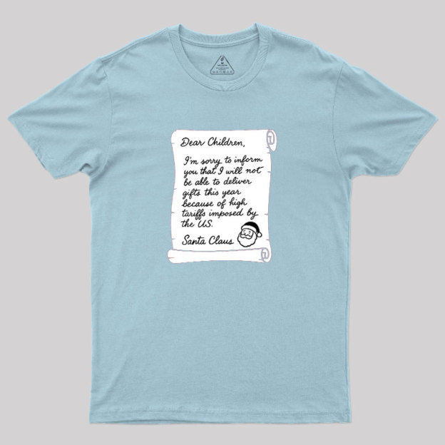 Christmas Letter Geek T-Shirt