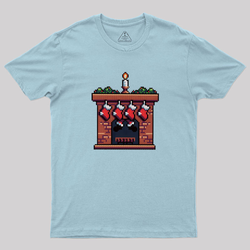 Santa Arrives Geek T-Shirt