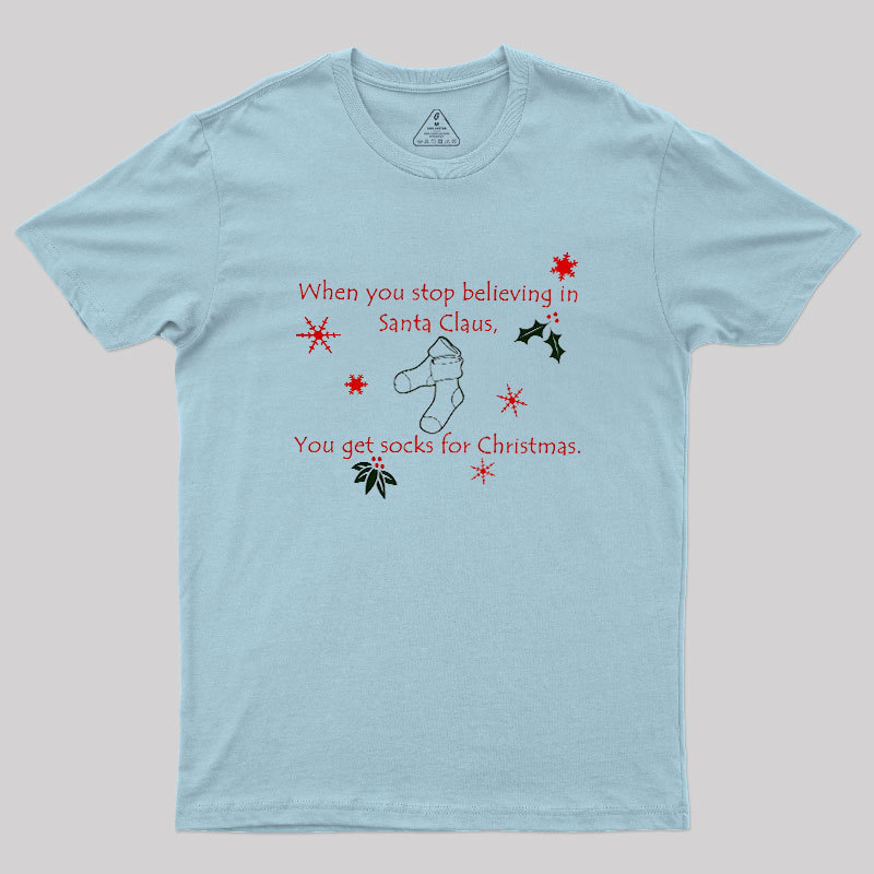 Funny Socks for Christmas Geek T-Shirt