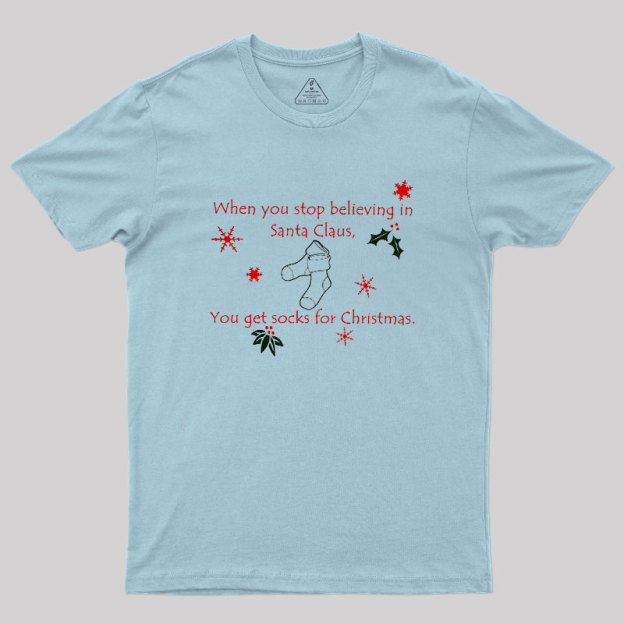 Funny Socks for Christmas Geek T-Shirt