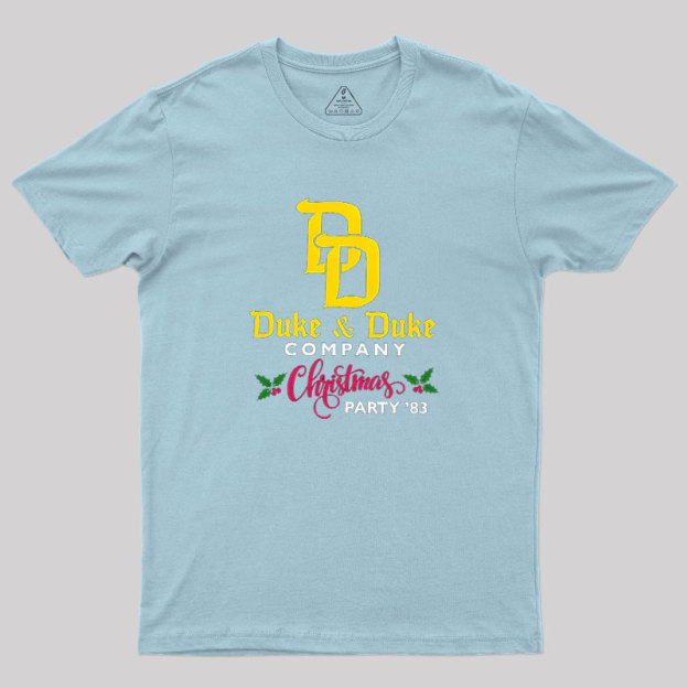 Duke & Duke Company Christmas Party 83 Geek T-Shirt