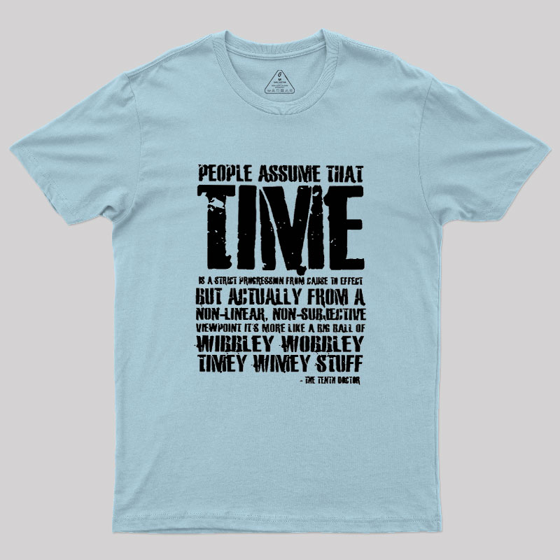 Wibley Wobbley Timey Wimey Geek T-Shirt