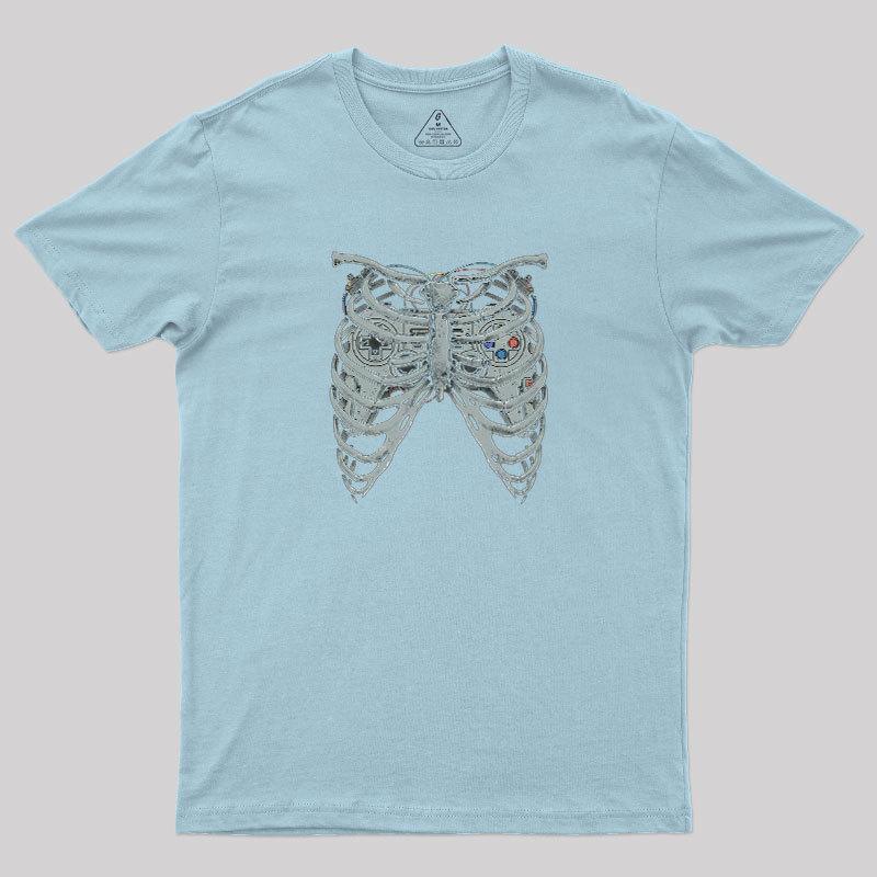 Cyber Skeleton Geek T-Shirt