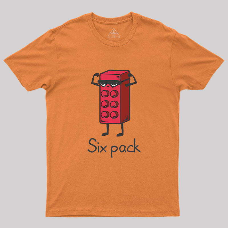 Geeksoutfit Six Pack Geek T-Shirt for Sale online