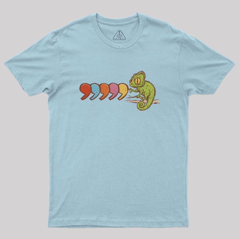 Comma Chameleon Geek T-Shirt