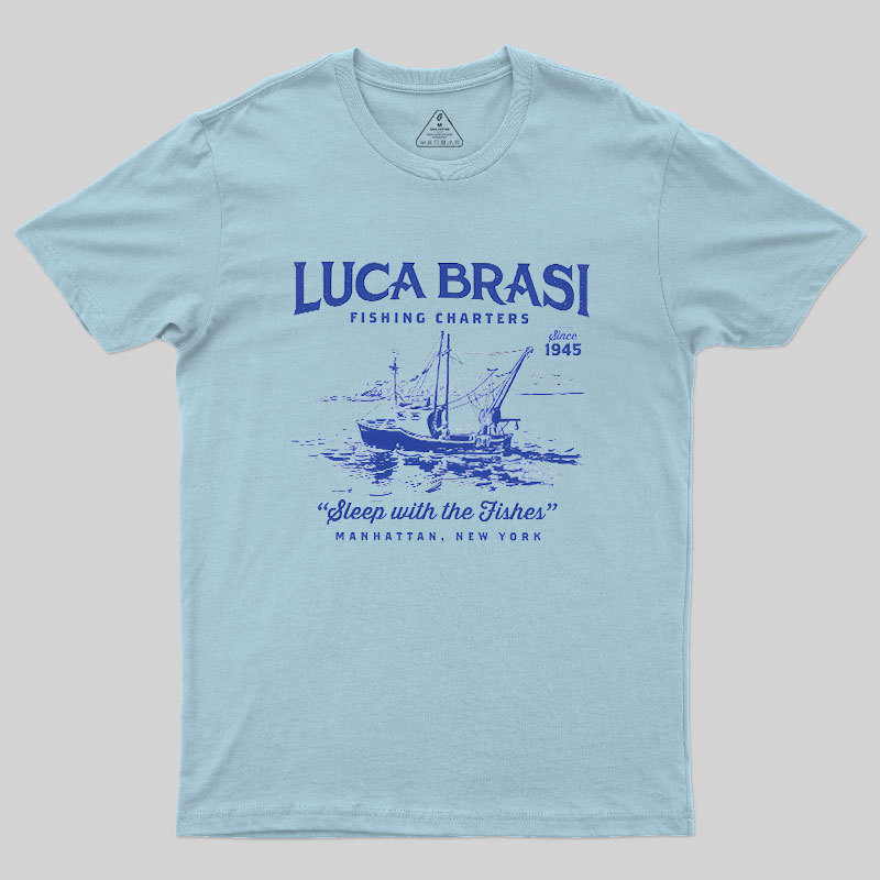 Luca Brasi Fishing Charters Geek T-Shirt