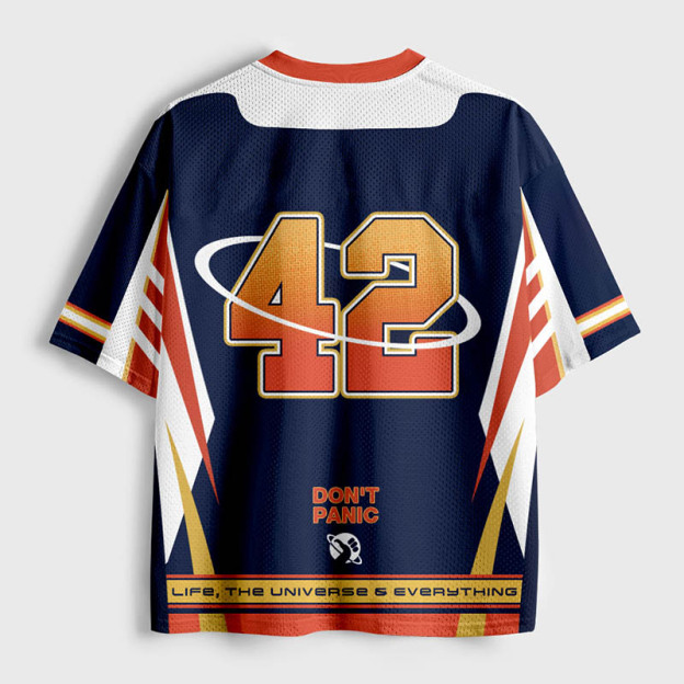 Life, the Universe & Everything Geek Mesh Jersey