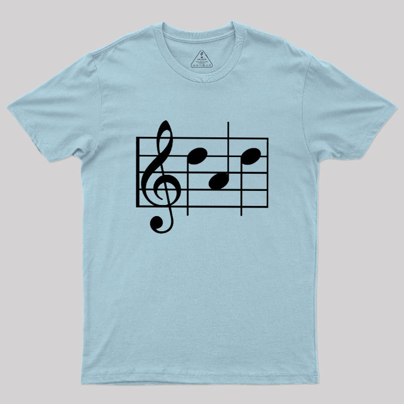 Musical Notes Dad Geek T-Shirt