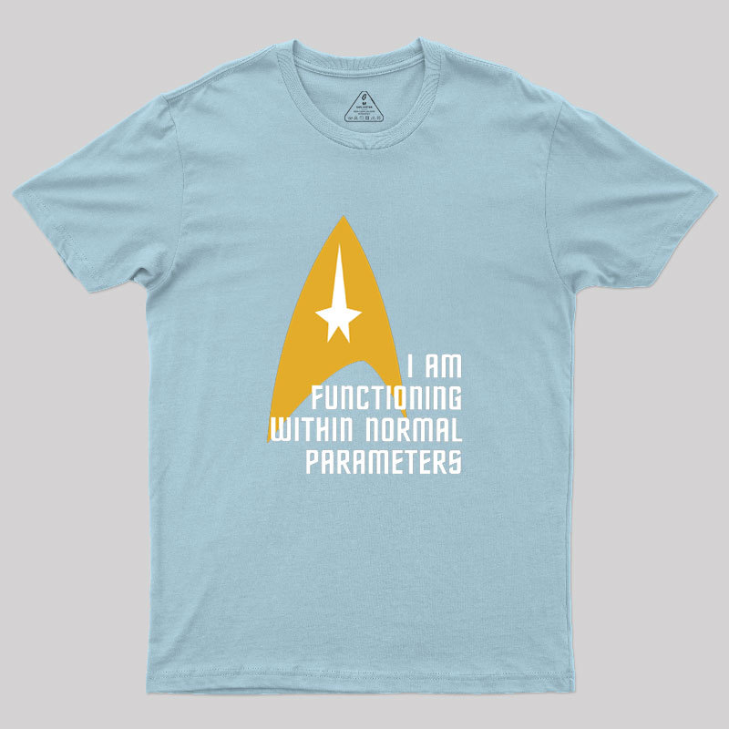 Star Trek Normal Parameters Geek T-Shirt