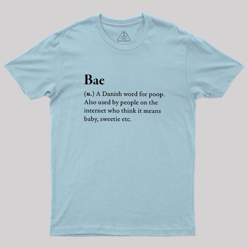 Bac Funny Glossary Geek T-Shirt