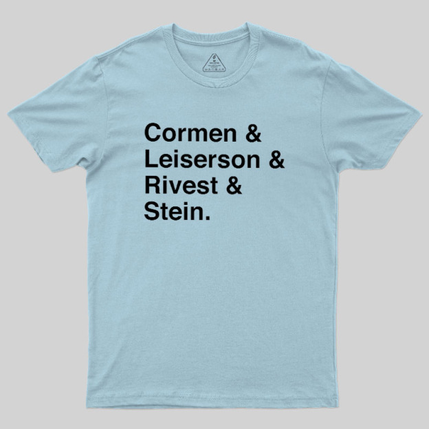 CLRS Algorithms Geek T-Shirt