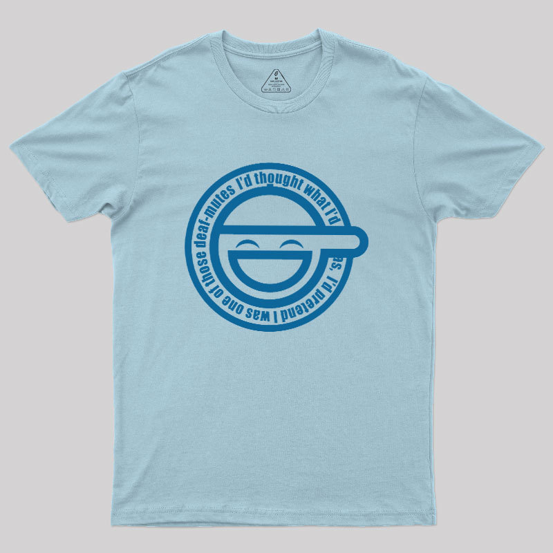 Laughing Man Geek T-Shirt