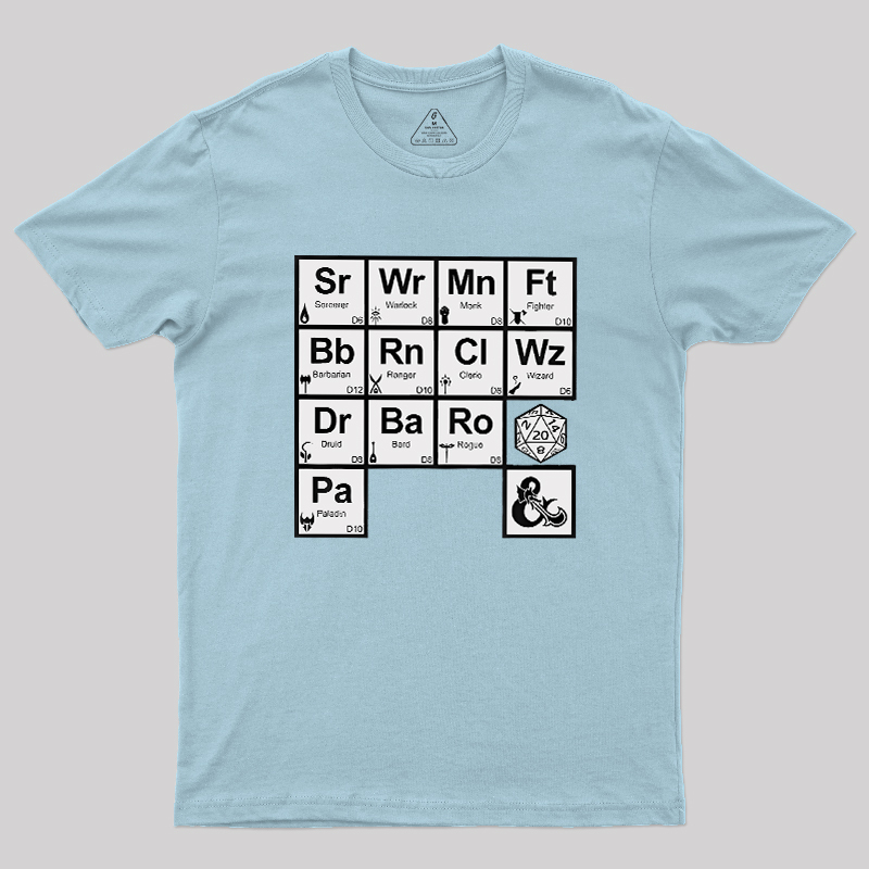 All Elements Dungeons & Dragons Geek T-Shirt