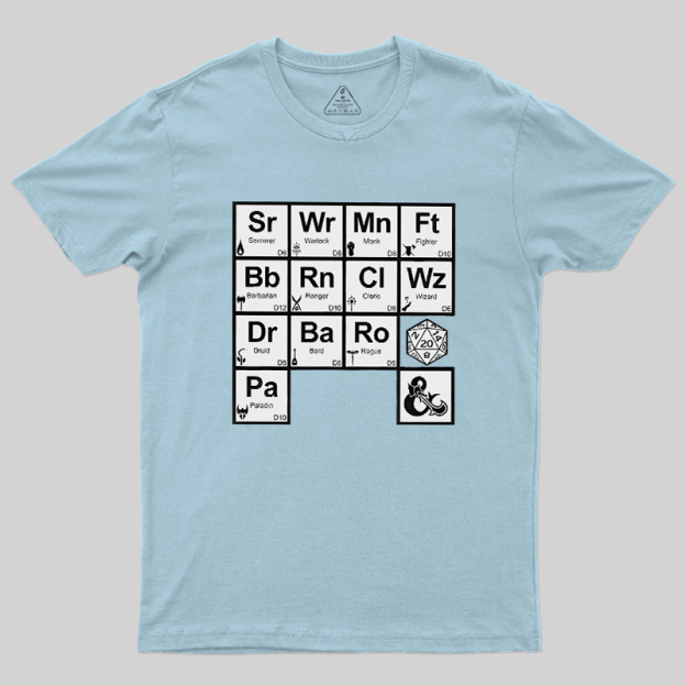 All Elements Dungeons & Dragons Geek T-Shirt