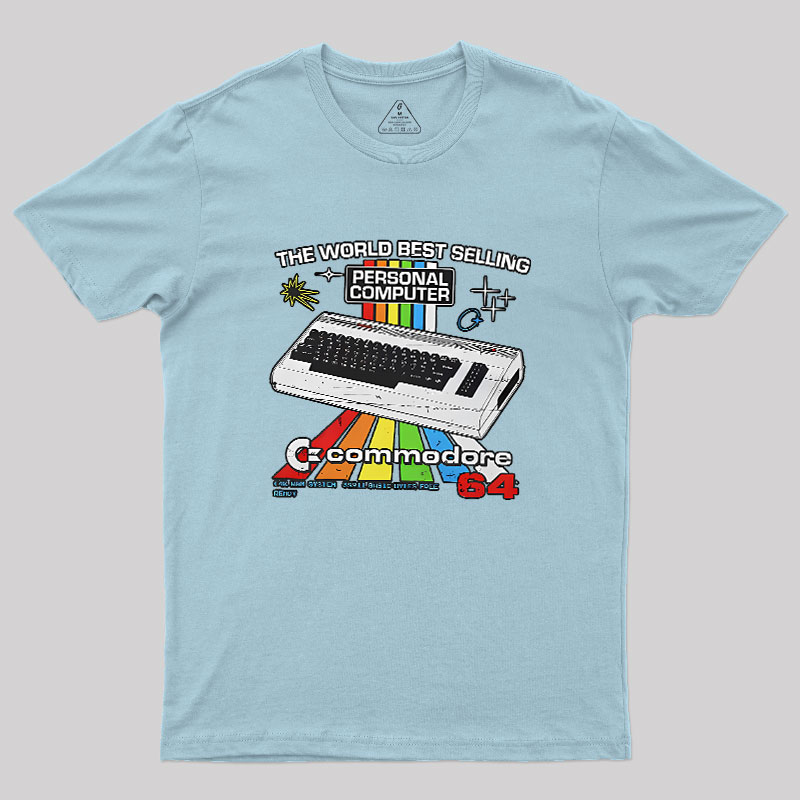 Retro Games Commodore 64 Personal Computer Geek T-Shirt