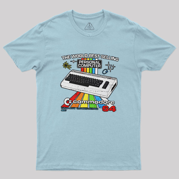 Retro Games Commodore 64 Personal Computer Geek T-Shirt