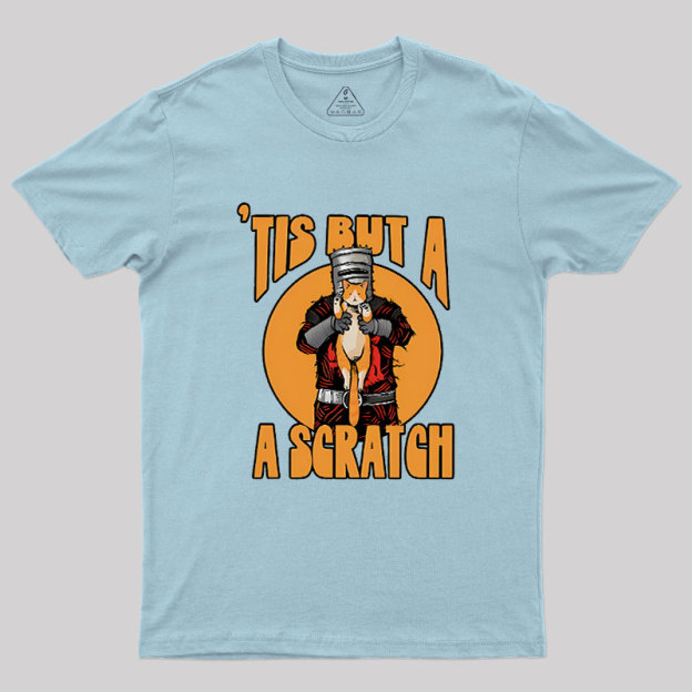 Tis But A Scratch The Black Knight Vs Cat Knight & Kitt Geek T-Shirt