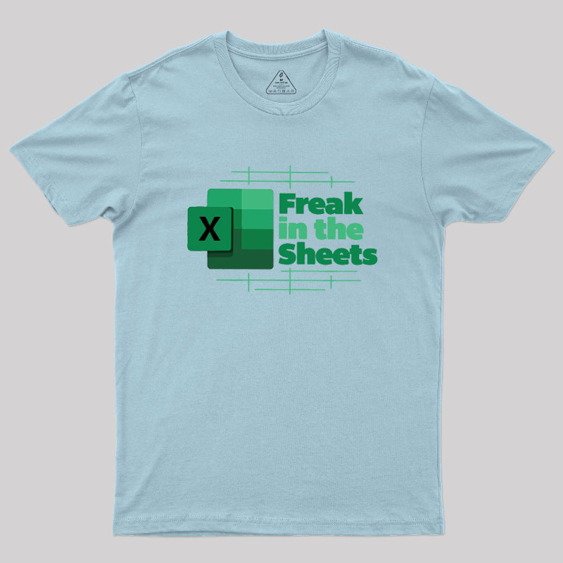 Freak in the Sheets Green Design Geek T-Shirt