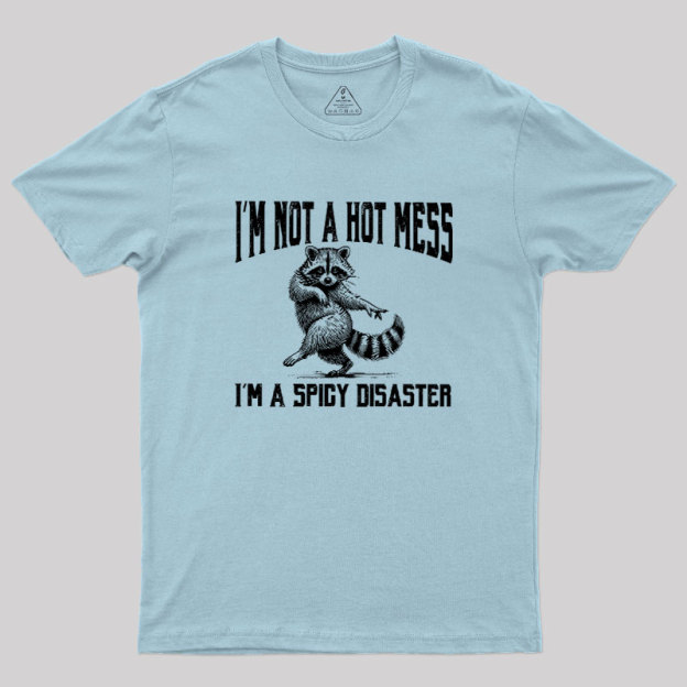 I'm Not A Hot Mess I'm A Spicy Disaster Geek T-Shirt