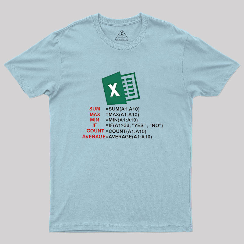 Excel Formula Geek T-Shirt