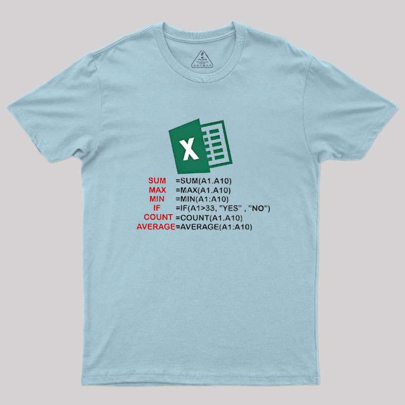 Excel Formula Geek T-Shirt