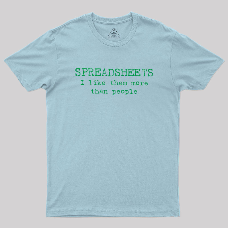 Spreadsheet Excel Geek T-Shirt